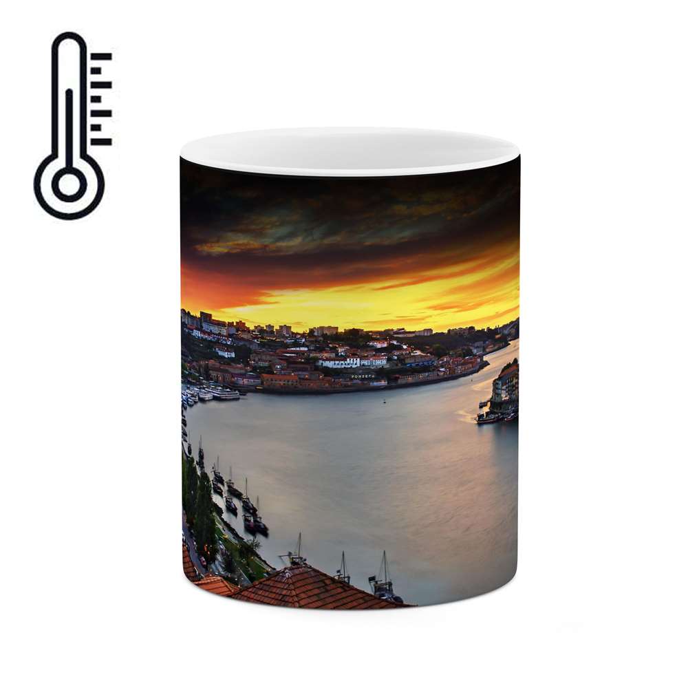 ماگ حرارتی طرح منظره رویایی و زیبا  مدل mgph14637