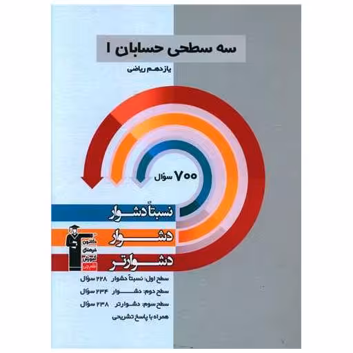 کتاب سه سطحی حسابان یازدهم ریاضی دشوار (5485) اثر ایمان چینی فروشان