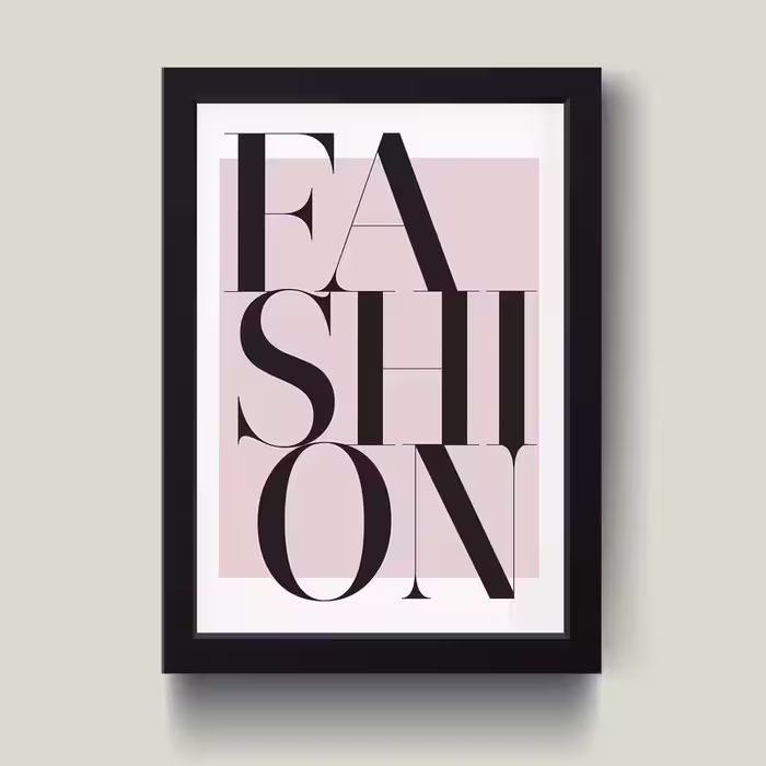 تابلو مدل مینیمال Fashion کد S0623-b | دنیای قاب