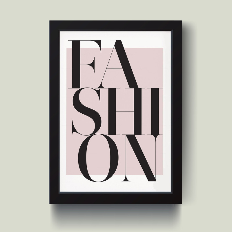 تابلو مدل مینیمال Fashion کد S0623-b | دنیای قاب