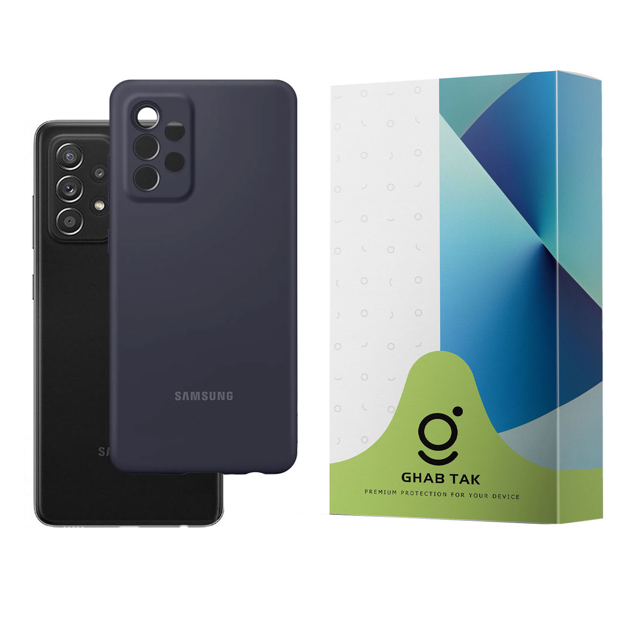 کاور قاب تک طرح سیلیکونی مدل Guard-05 مناسب برای گوشی موبایل سامسونگ Galaxy A52 4G  