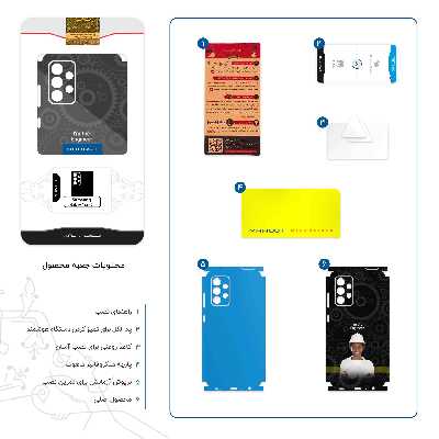 برچسب پوششی ماهوت مدل Engineer-FullSkin مناسب برای گوشی موبایل سامسونگ Galaxy A52 4G