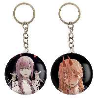 جاکلیدی خندالو مدل پاور و ماکیما انیمه مرد اره ای کد 1792817932 مجموعه 2 عددی