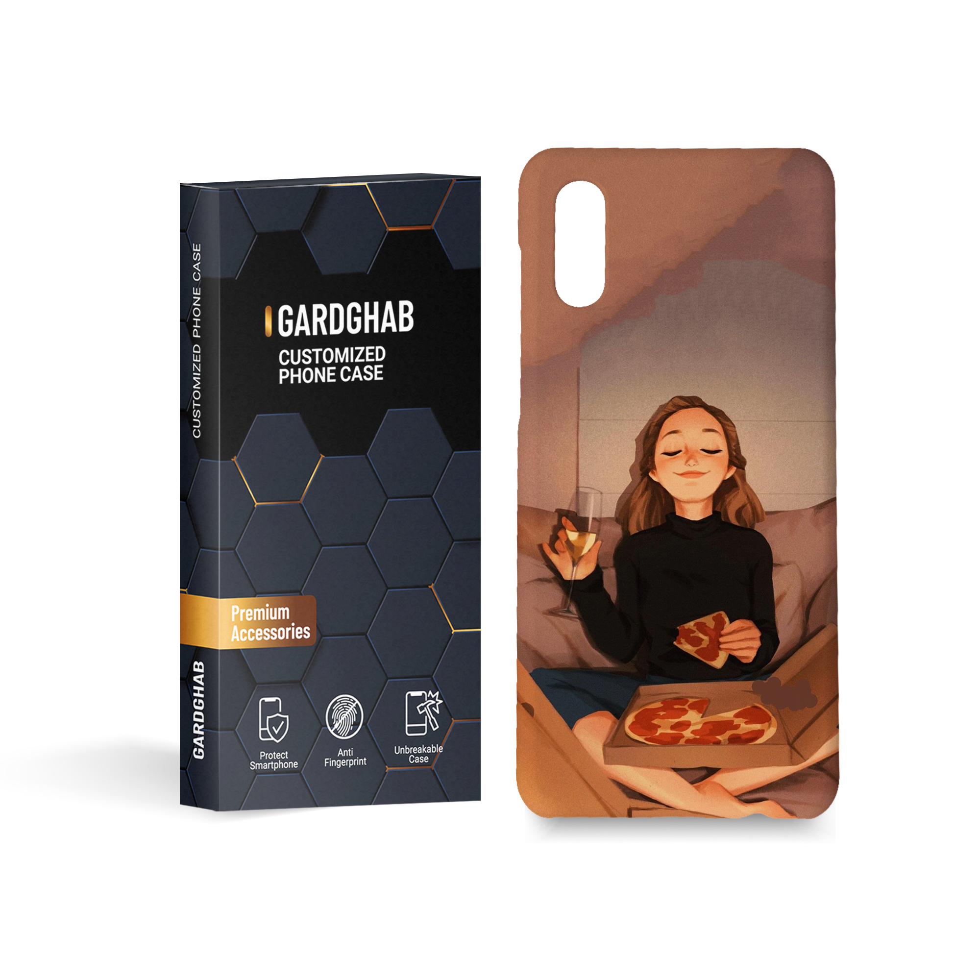 کاور گارد قاب مدل دخترانه مناسب برای گوشی موبایل سامسونگ Galaxy A02