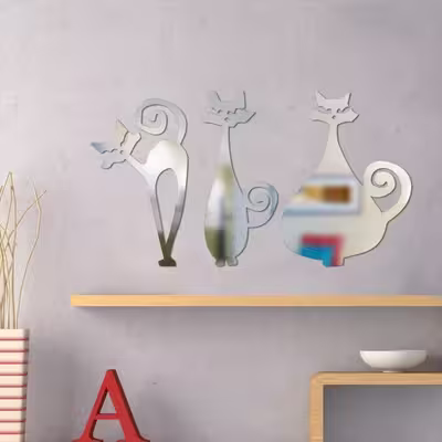 آینه پریناز شاپ مدل گربه چاق و لاغر