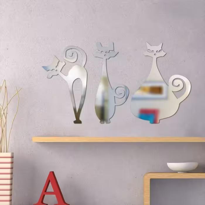 آینه پریناز شاپ مدل گربه چاق و لاغر