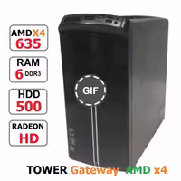 کامپیوتر GateWay با پردازنده AMD X4-635 رم 6