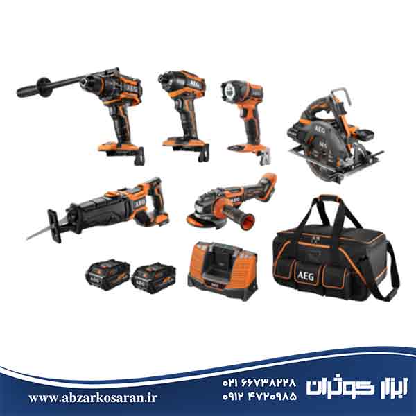 کیت 18 ولت آاگ AEG مدل BSB18BF6-602B