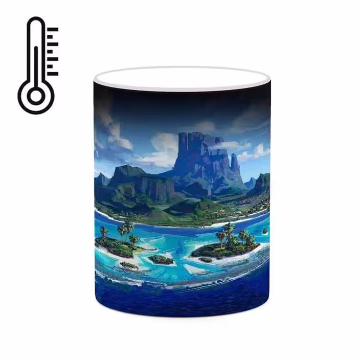 ماگ حرارتی کاکتی طرح کارتون Moana مدل mgh22900
