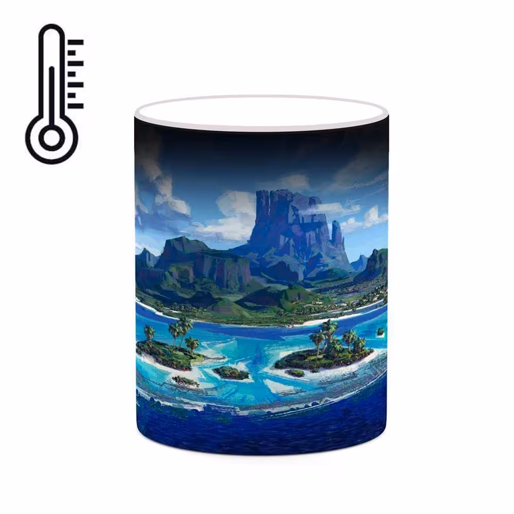 ماگ حرارتی کاکتی طرح کارتون Moana مدل mgh22900