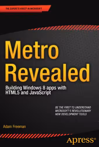 خرید و دانلود نسخه کامل کتاب Metro Revealed: Building Windows 8 Apps with HTML5 and JavaScript