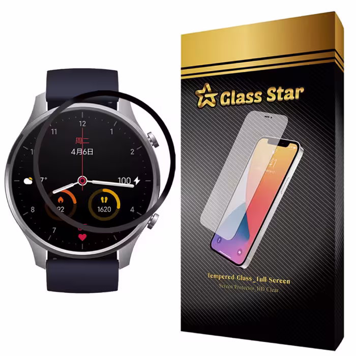 محافظ صفحه نمایش گلس استار مدل PMGA-Glass مناسب برای ساعت هوشمند شیائومی IMILAB W12