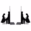 نگهدارنده کتاب مدل Double Pianist بسته 2 عددی