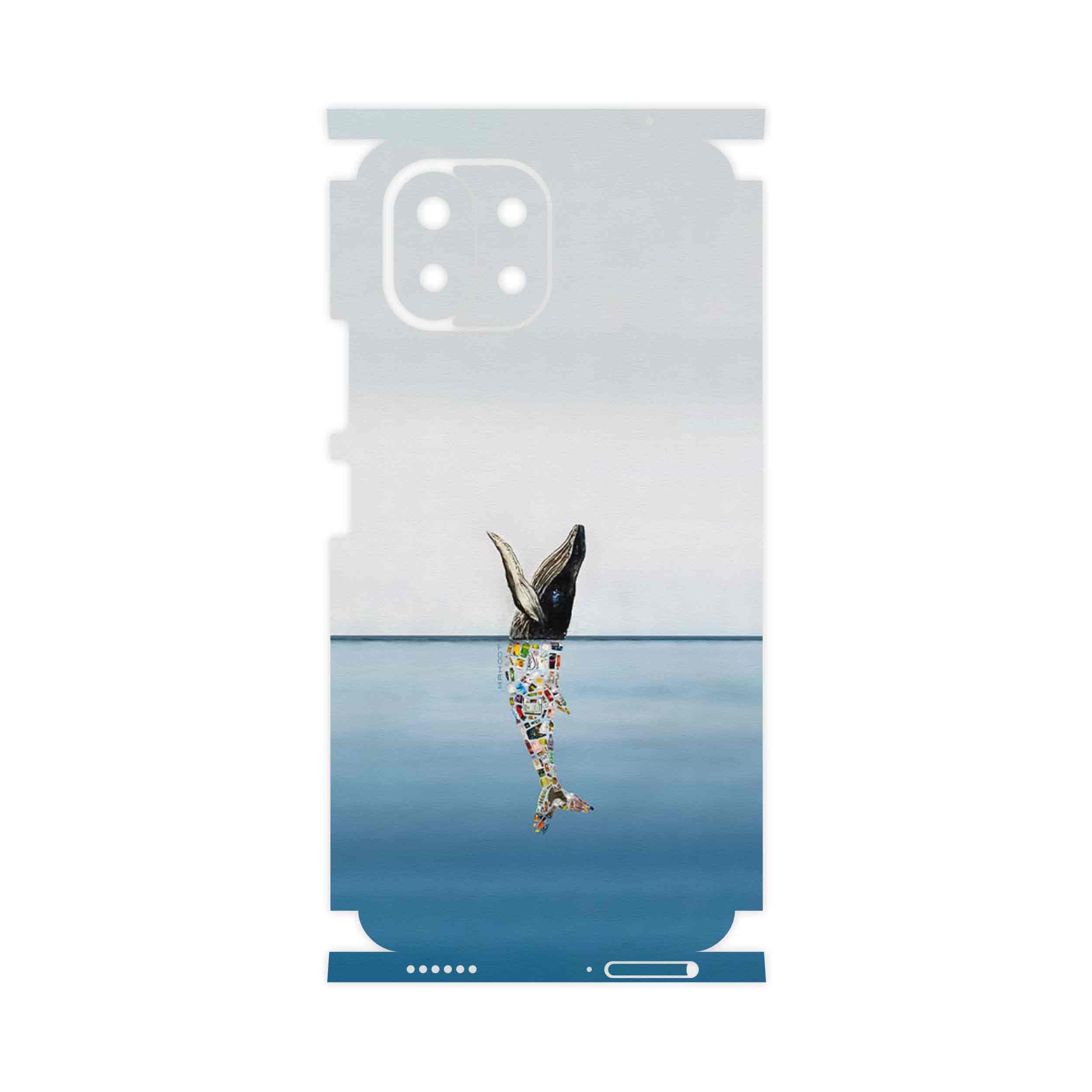 برچسب پوششی ماهوت مدل Collage of Sea Trash-FullSkin مناسب برای گوشی موبایل شیائومی MI 11 LITE