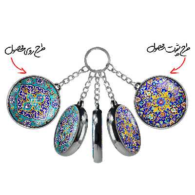 جاکلیدی خندالو طرح کاشی مدل دوطرفه کد 21592160