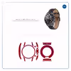 برچسب ماهوت طرح Matte Warm Red مناسب برای ساعت هوشمند سامسونگ Galaxy Watch3 45mm