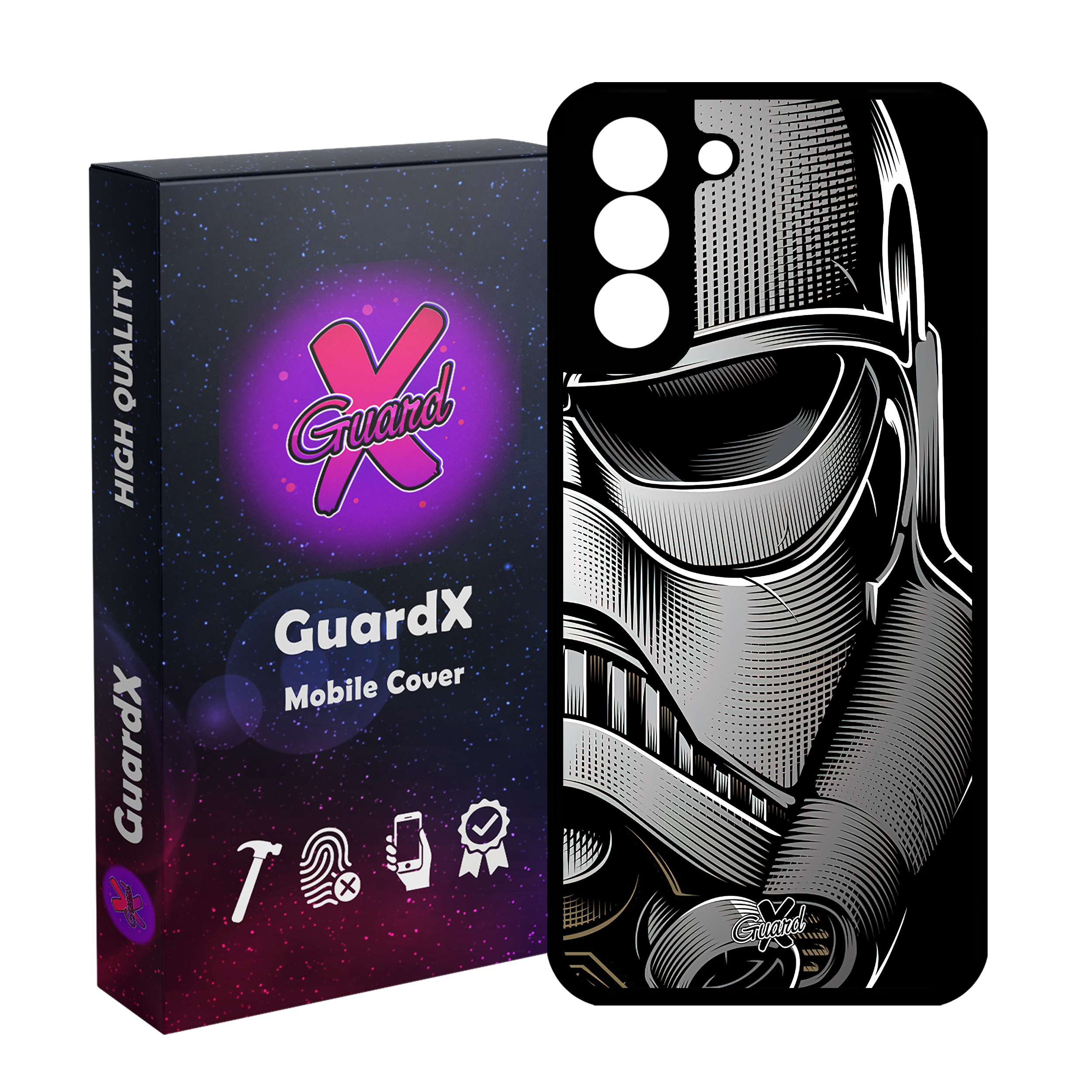 کاور گارد ایکس طرح جنگ ستارگان مدل Glass10454 مناسب برای گوشی موبایل سامسونگ Galaxy S21 FE