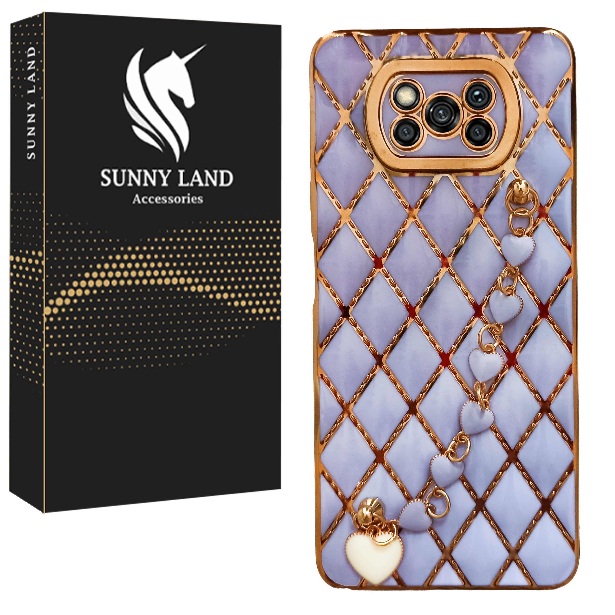 کاور سانی لند مدل Scarlett مناسب برای گوشی موبایل شیائومی Poco X3 / X3 Pro / X3 NFC به همراه بند