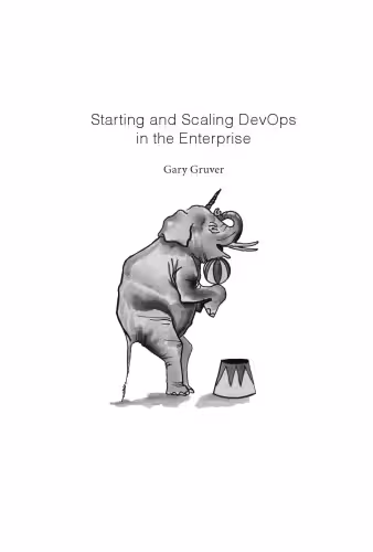 خرید و دانلود نسخه کامل کتاب Starting and Scaling DevOps in the Enterprise
