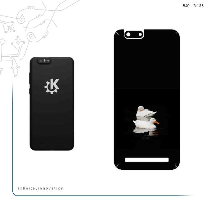 برچسب پوششی ماهوت مدل Duck مناسب برای گوشی موبایل پاین فون Kde Community Edition