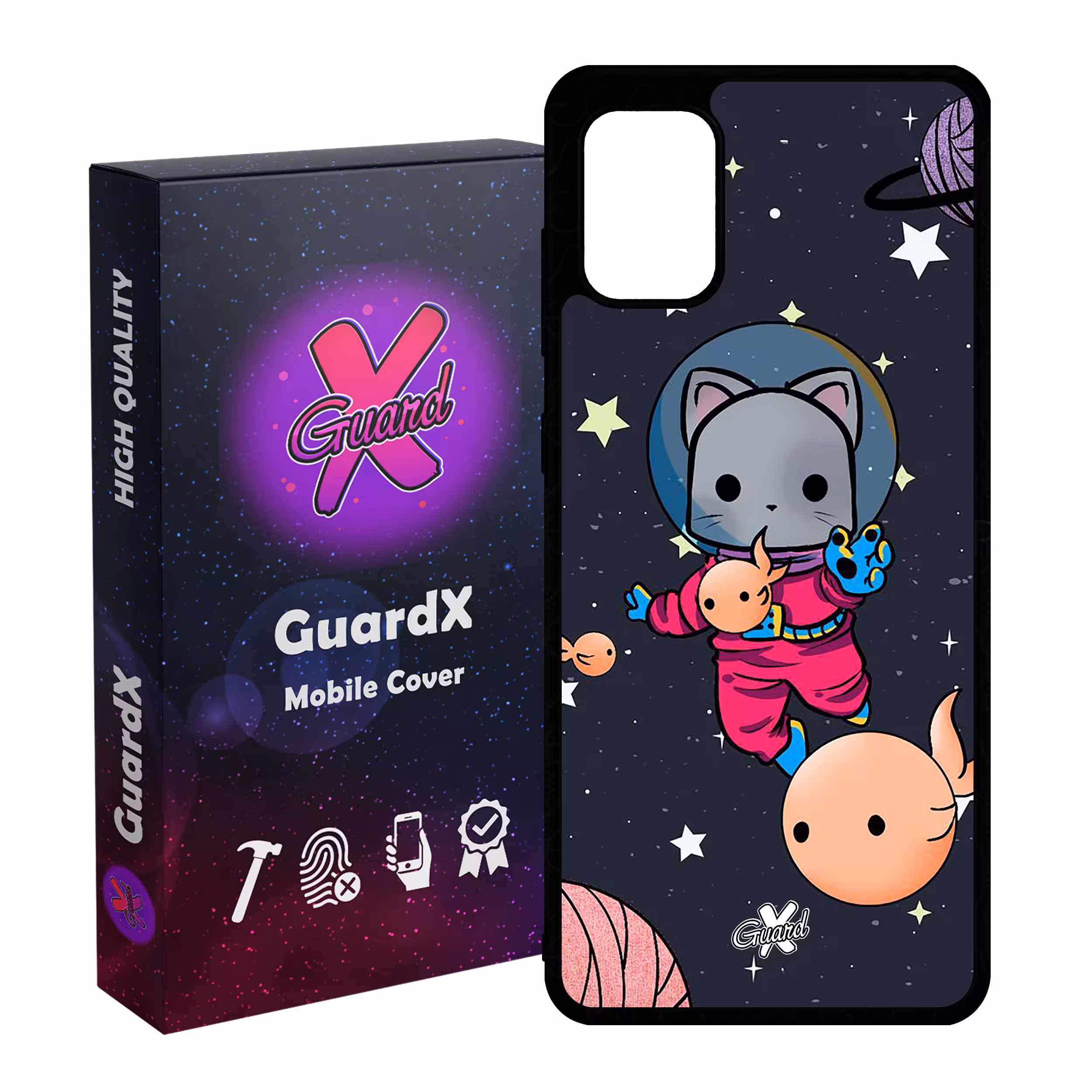 کاور گارد ایکس طرح Cat مدل Glass10044 مناسب برای گوشی موبایل سامسونگ Galaxy A31