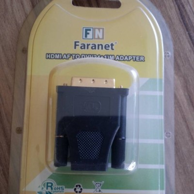 تبدیل DVI-D نر به HDMI ماده فرانت