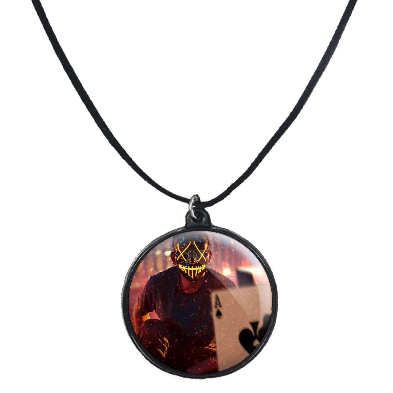 گردنبند پرمانه طرح عکاس کد pmb.12693 مدل دو طرفه