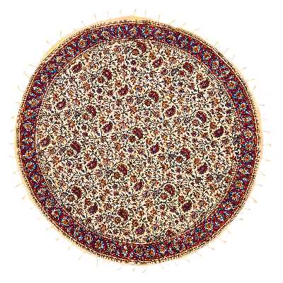 سفره قلمکار عطریان طرح بته جقه کد G360