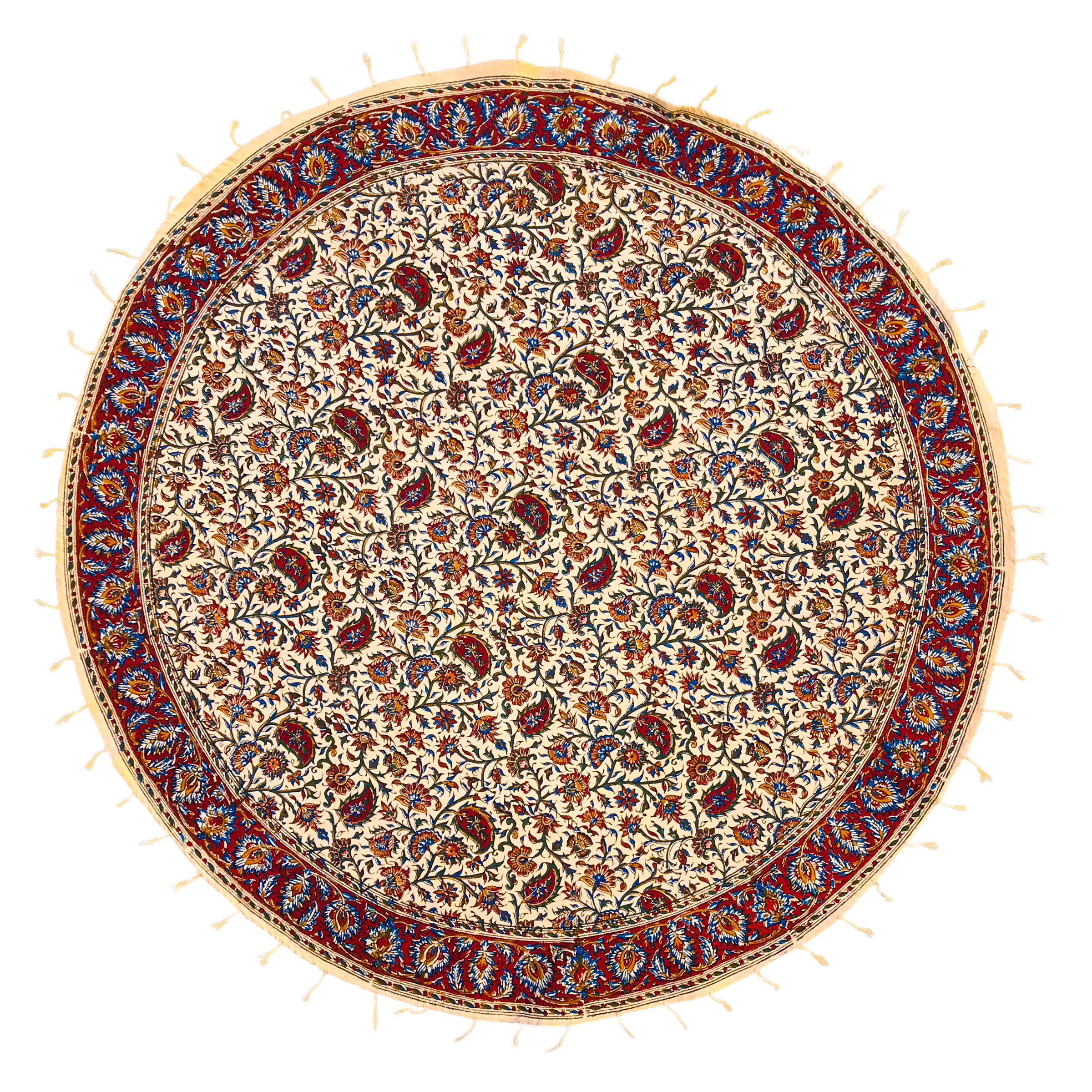 سفره قلمکار عطریان طرح بته جقه کد G360