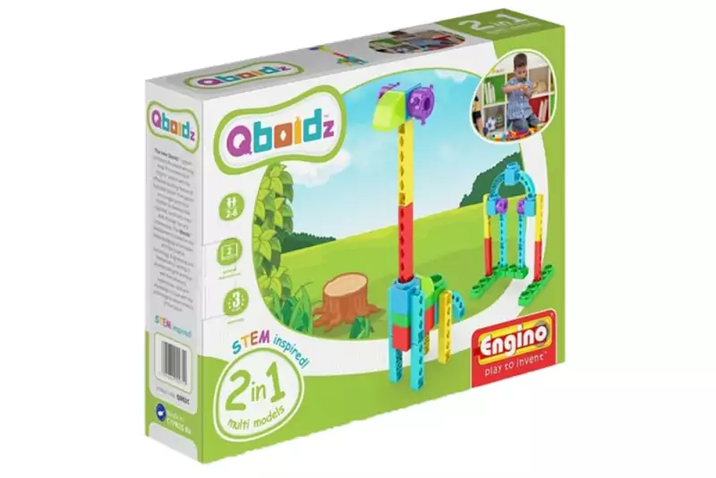 اسباب بازی ساختنی انجینو طرح زرافه (Qboidz)