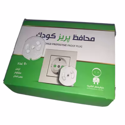 محافظ پریز برق کودک خوش منظر الکتریک مدل C20 بسته 7 عددی