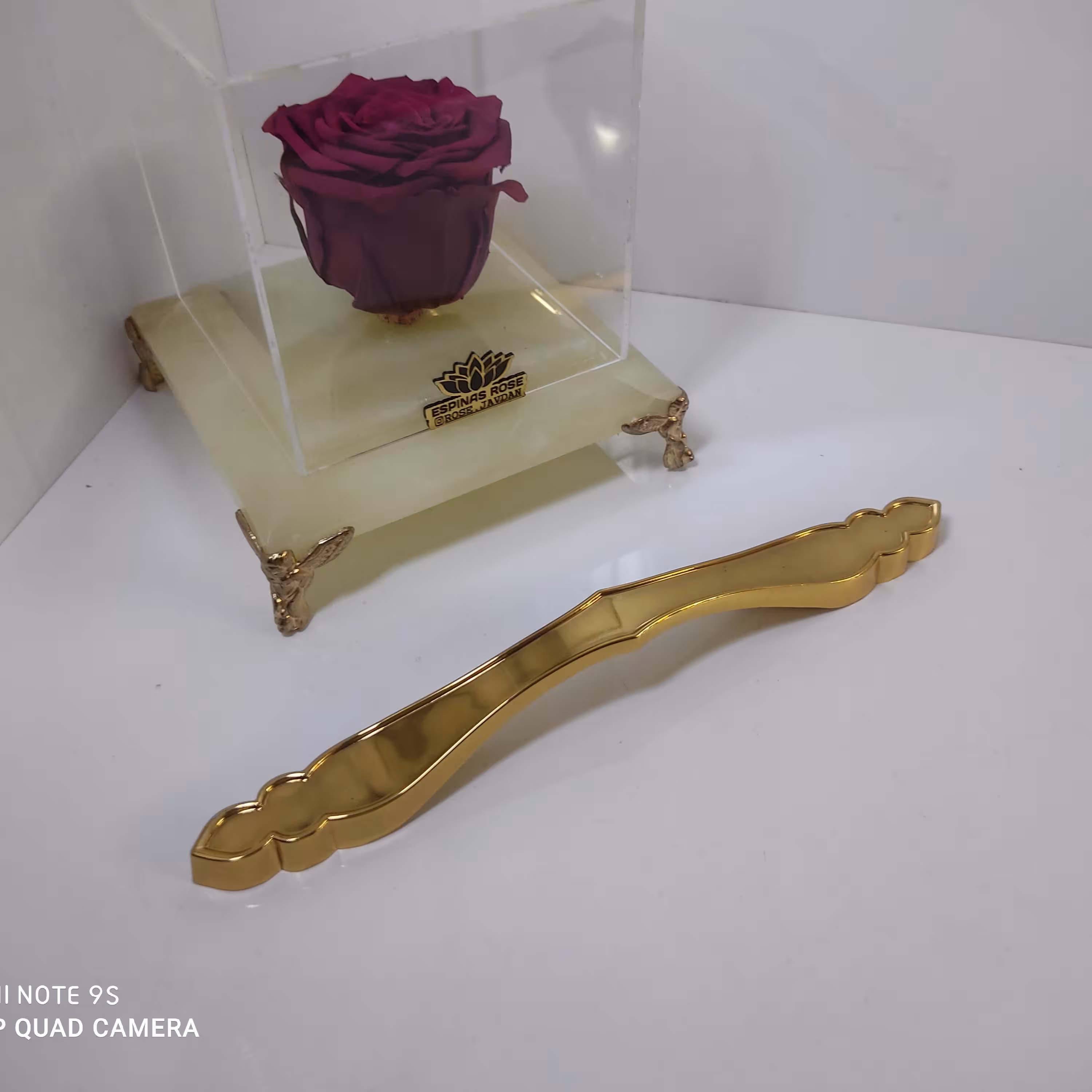 دستگیره سربی کد T825 طلایی سایز 160  192  براق کیفیت A 5 سال ضمانت رنگ ثابت 4 سوراخ