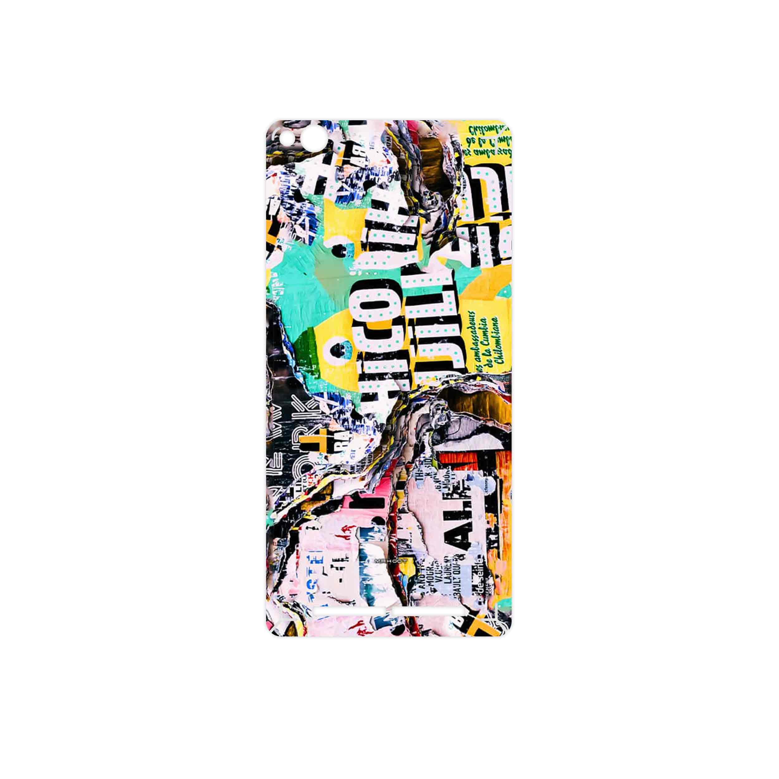 برچسب پوششی ماهوت مدل Collage of Teared Paper مناسب برای گوشی موبایل شیائومی Redmi 3
