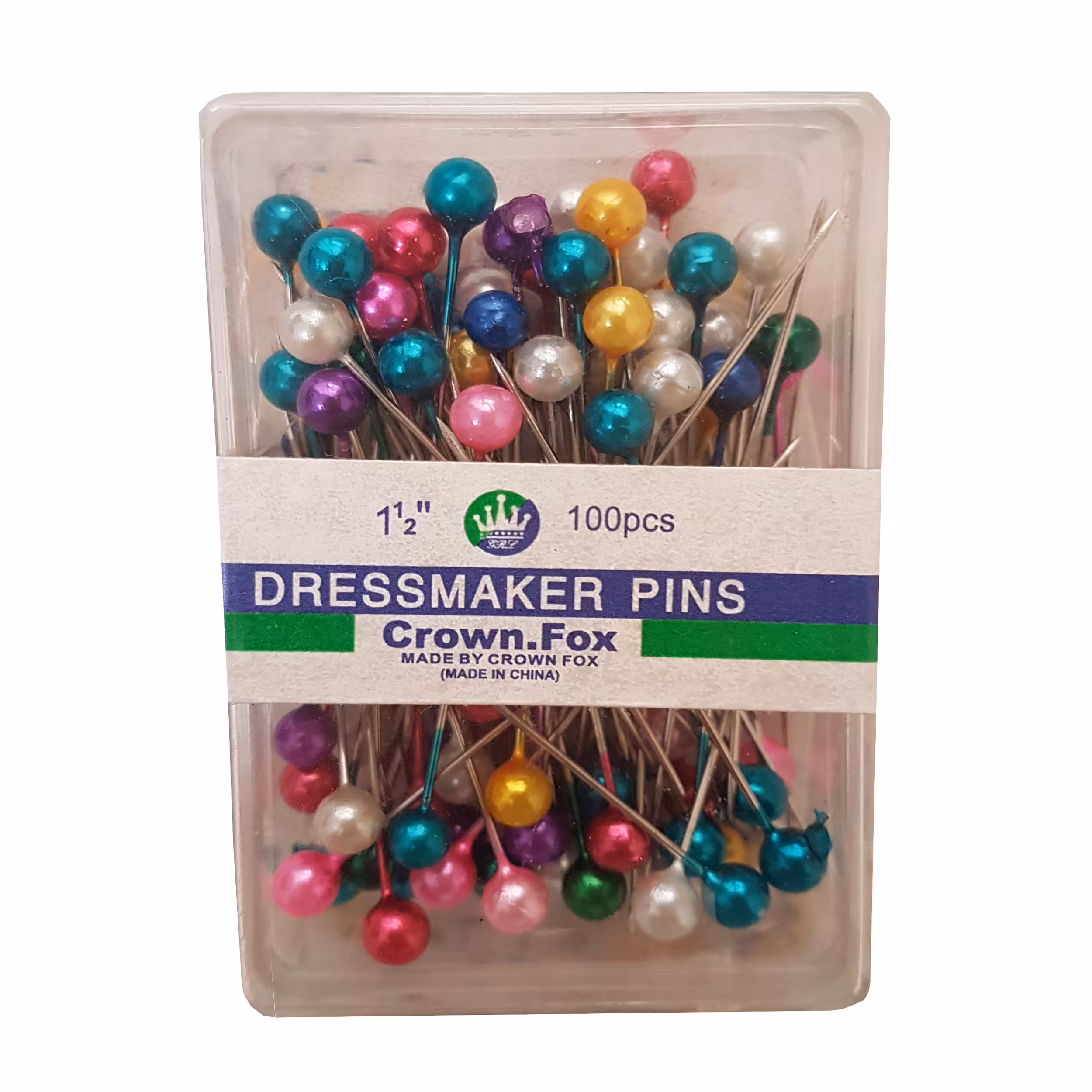 سوزن کراون فاکس طرح مروارید کد B1 مجموعه 100 عددی