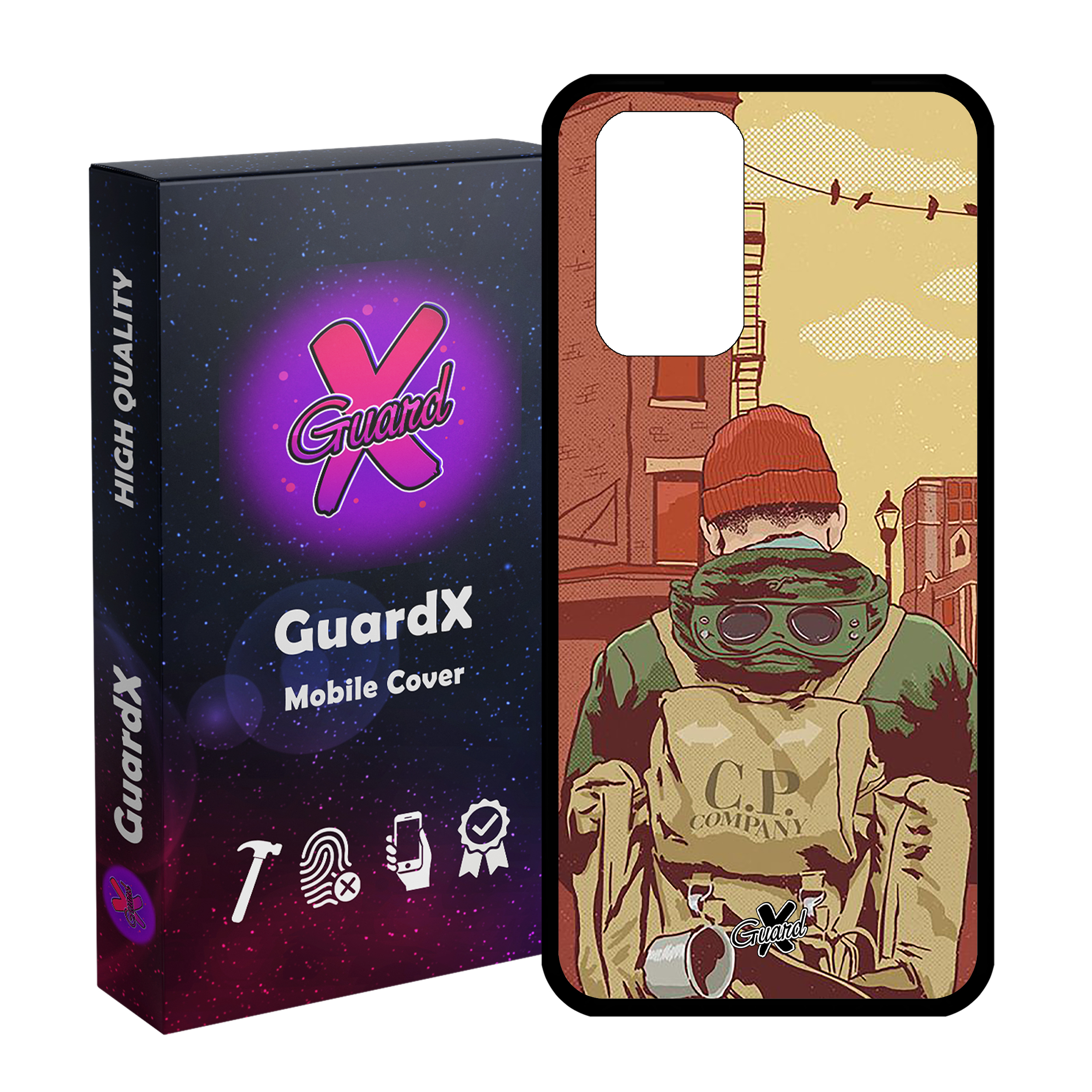 کاور گارد ایکس طرح Man مدل Glass10348 مناسب برای گوشی موبایل شیائومی Redmi Note 10 Pro / Note 10 Pro Max