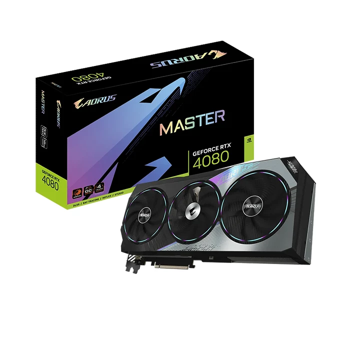 کارت گرافیک گیگابایت AORUS GeForce RTX 4080 MASTER 16GB