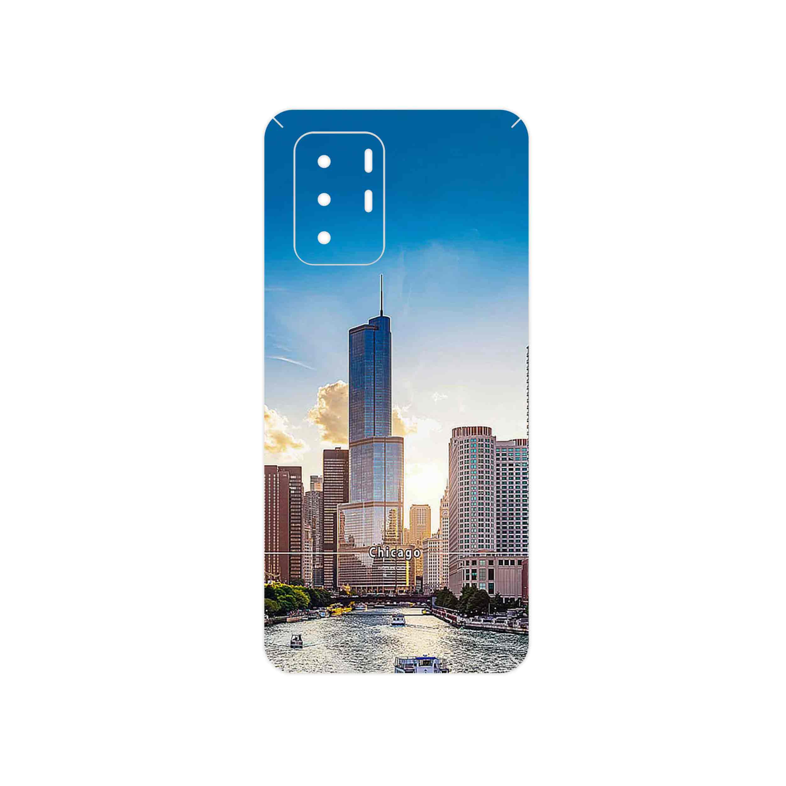 برچسب پوششی ماهوت مدل City of Chicago مناسب برای گوشی موبایل شیائومی Redmi Note 10 Pro (China)