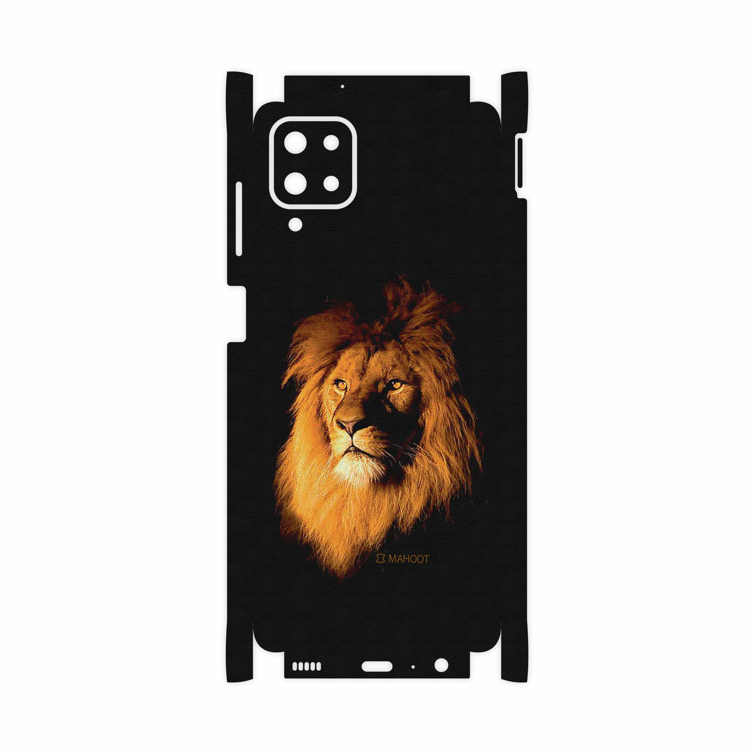 برچسب پوششی ماهوت مدل Lion-FullSkin مناسب برای گوشی موبایل سامسونگ Galaxy A12 Nacho