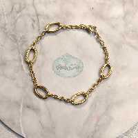 دستبند طرح طلا دیپلمات استیل رنگ ثابت