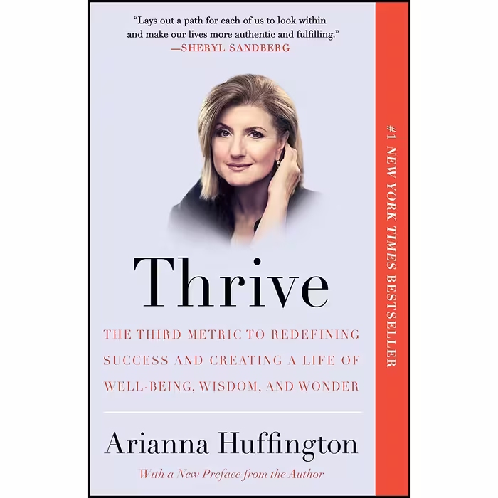 کتاب Thrive اثر Arianna Huffington انتشارات Harmony