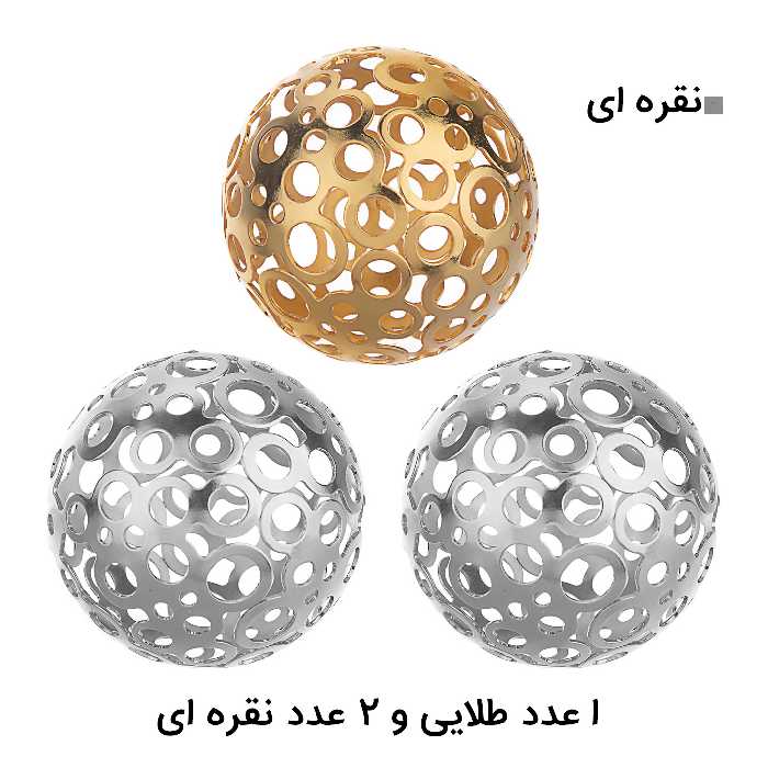 دکوری مدل گوی MIX مجموعه 3 عددی