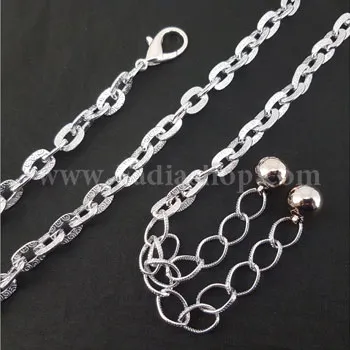 کمربند نقره ای مروارید دار