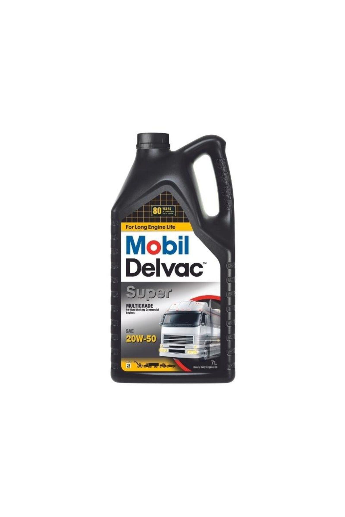 روغن و مکمل موتور DELVAC SUPER 20W 50 DIESEL ENGINE 7 LT. موبیل اورحینال Mobil