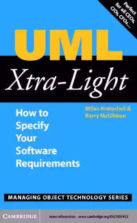 خرید و دانلود نسخه کامل کتاب UML Xtra-Light: How to Specify Your Software Requirements