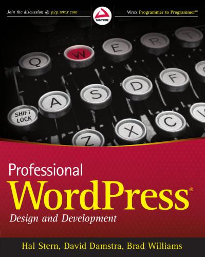 خرید و دانلود نسخه کامل کتاب Professional WordPress