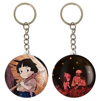 جاکلیدی خندالو مدل سیتا و ستسوکو انیمیشن گورستان کرم های شب تاب کد 1370113698 مجموعه 2 عددی