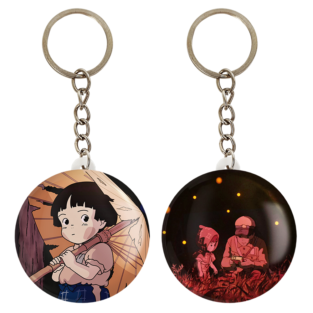 جاکلیدی خندالو مدل سیتا و ستسوکو انیمیشن گورستان کرم های شب تاب کد 1370113698 مجموعه 2 عددی