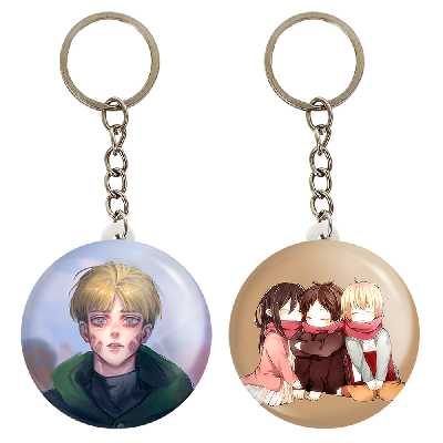 جاکلیدی خندالو مدل  آرمین آرلرت و ارن و میکاسا انیمه اتک آن تایتان کد 1097310976 مجموعه 2 عددی 