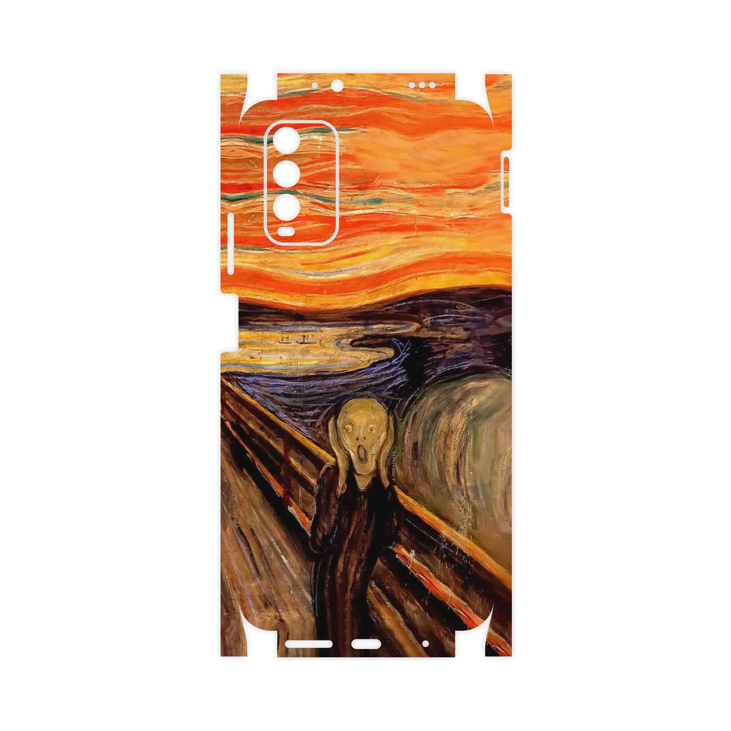 برچسب پوششی ماهوت مدل The Scream of Munch-FullSkin مناسب برای گوشی موبایل شیائومی Redmi 9T