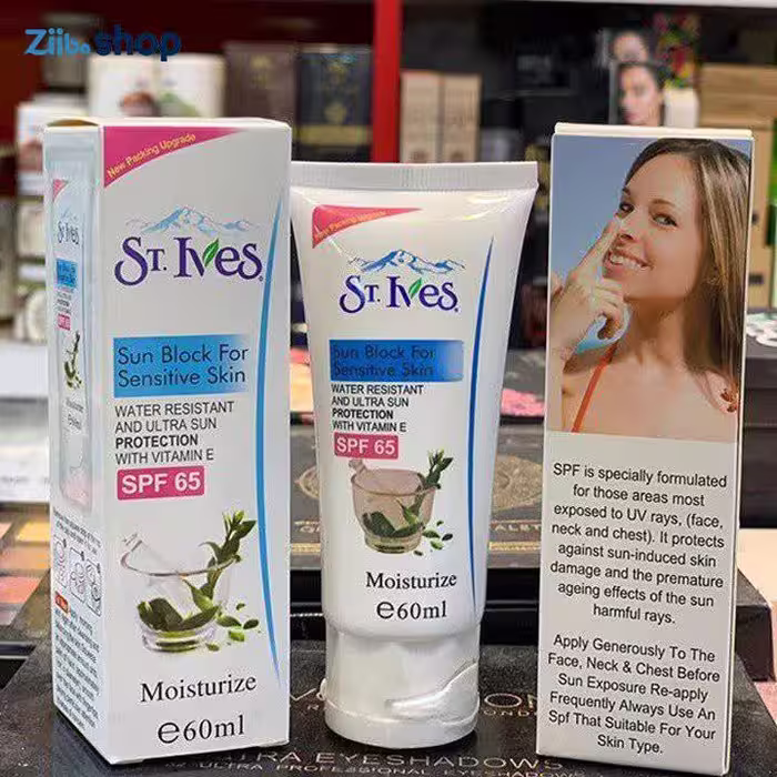 ضد آفتاب Stives مخصوص صورت وکل بدن برای پوست های حساسSPF65